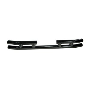Jeep Wrangler Tube Bumper - Rear - Rugged Ridge - 3in Double Tube - Gloss Black - `87-`06